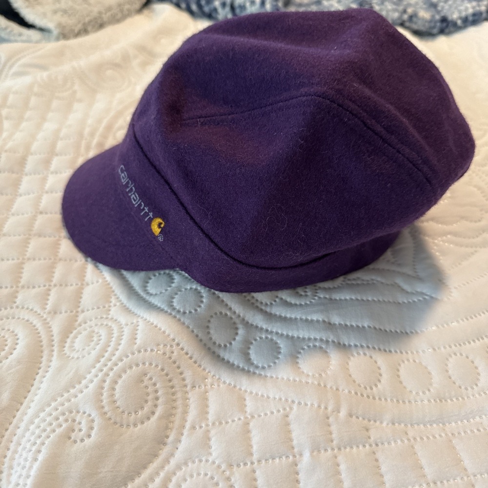 Carhartt hat cadet style Purple adjustable Wool cap